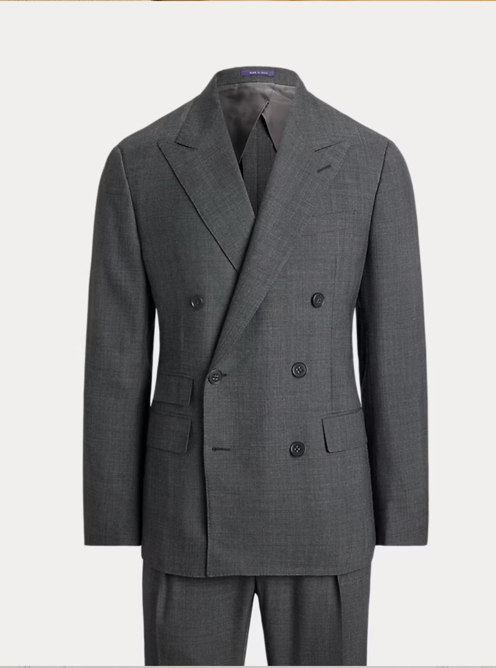 Kent Hand-Tailored Glen Plaid Suit