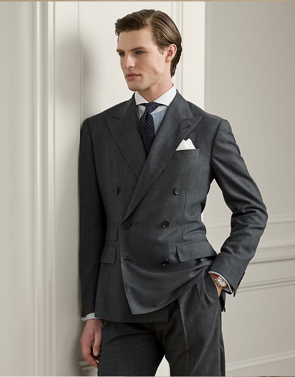 Kent Hand-Tailored Glen Plaid Suit