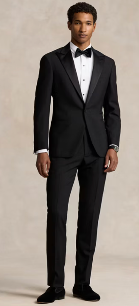 Polo Tailored Wool Barathea Peak Tuxedo