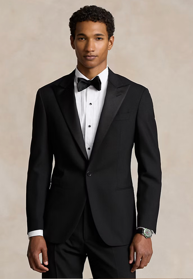 Polo Tailored Wool Barathea Peak Tuxedo