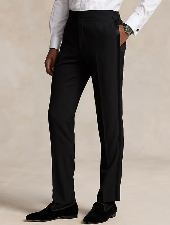 Polo Tailored Wool Barathea Peak Tuxedo
