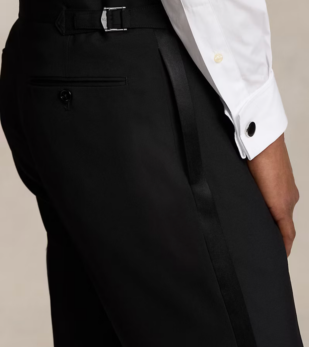 Polo Tailored Wool Barathea Peak Tuxedo