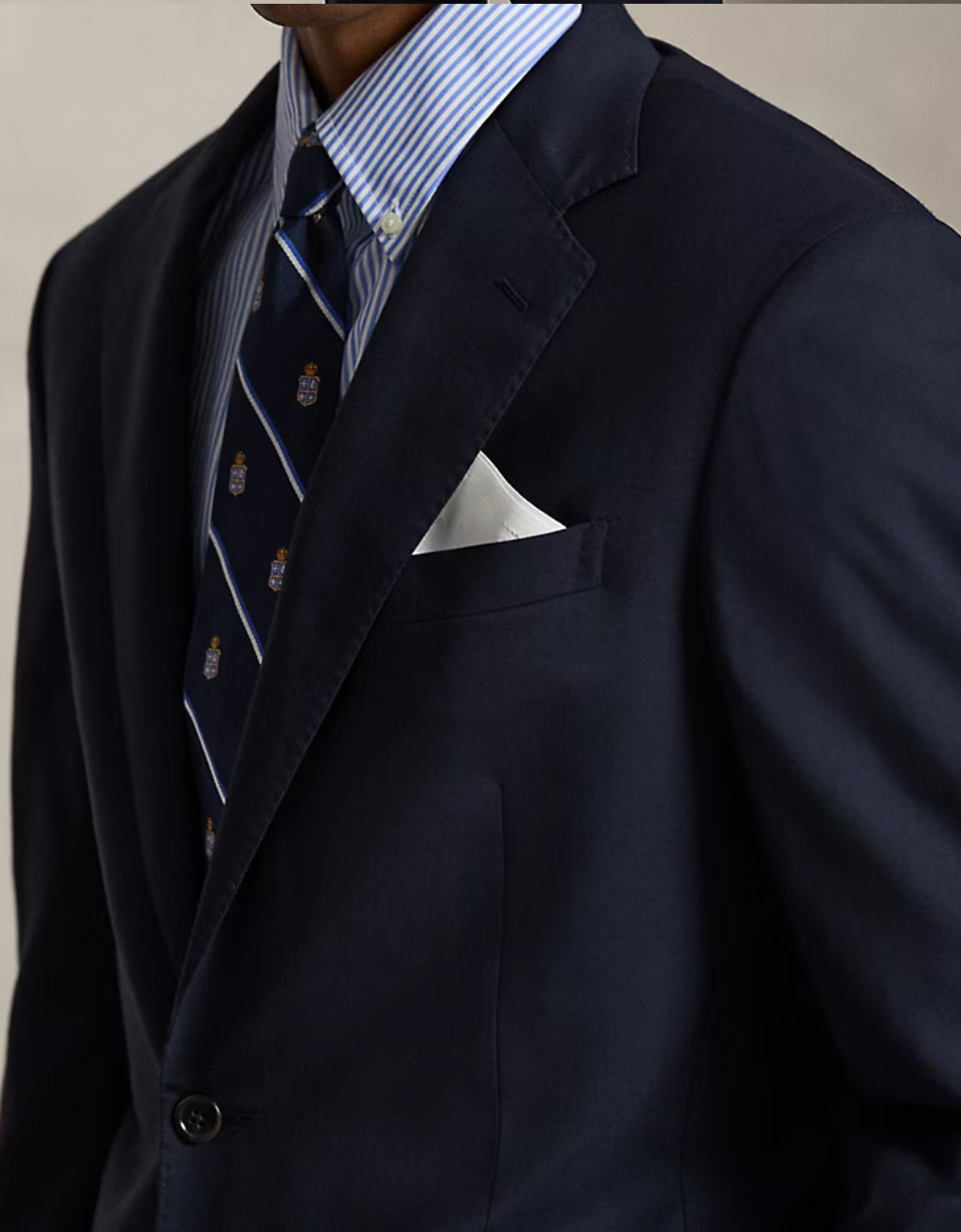 Polo Tailored Fit Wool Serge Suit