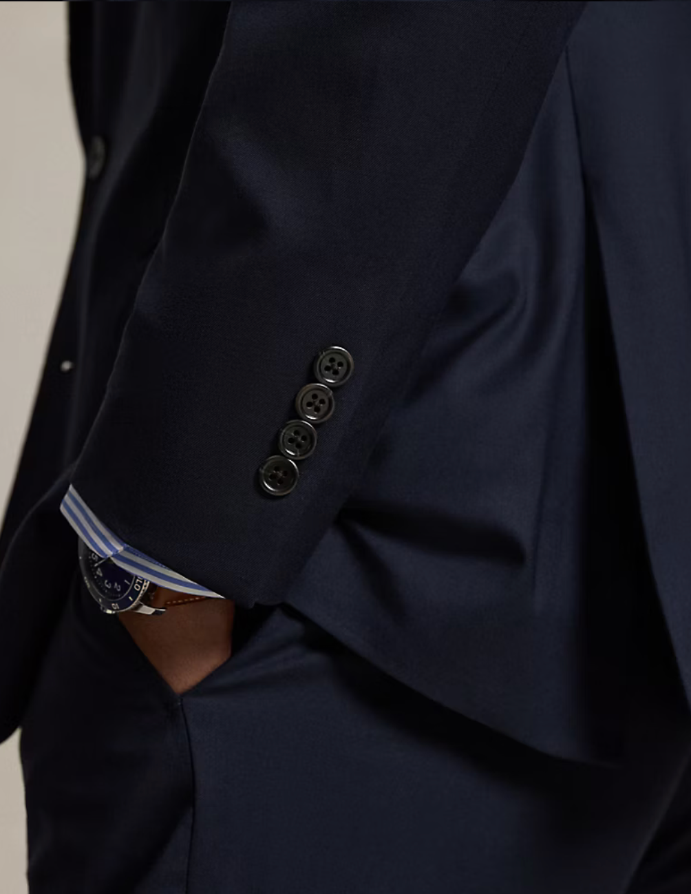 Polo Tailored Fit Wool Serge Suit