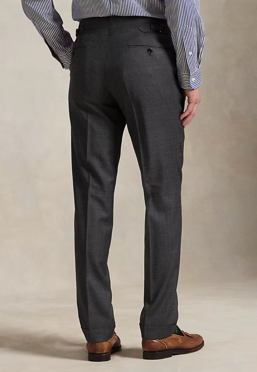 Polo Tailored Fit Wool Sharkskin Suit