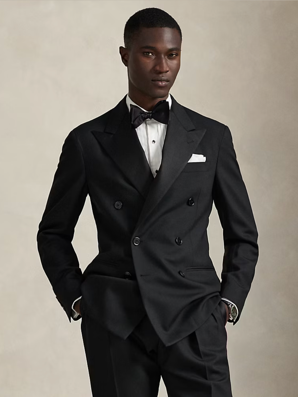 Polo Tailored Fit Wool Barathea Tuxedo