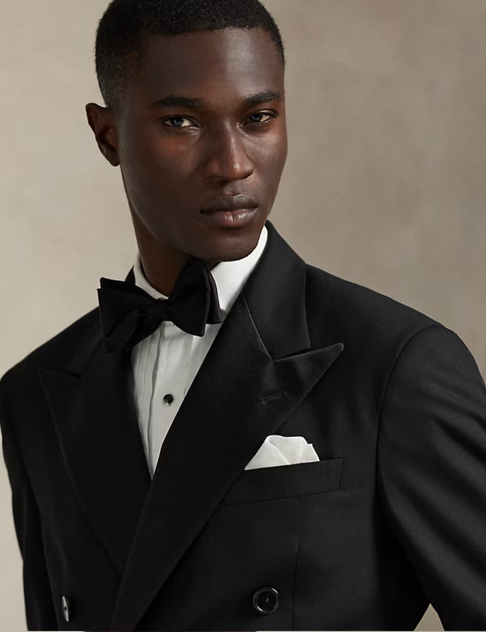 Polo Tailored Fit Wool Barathea Tuxedo