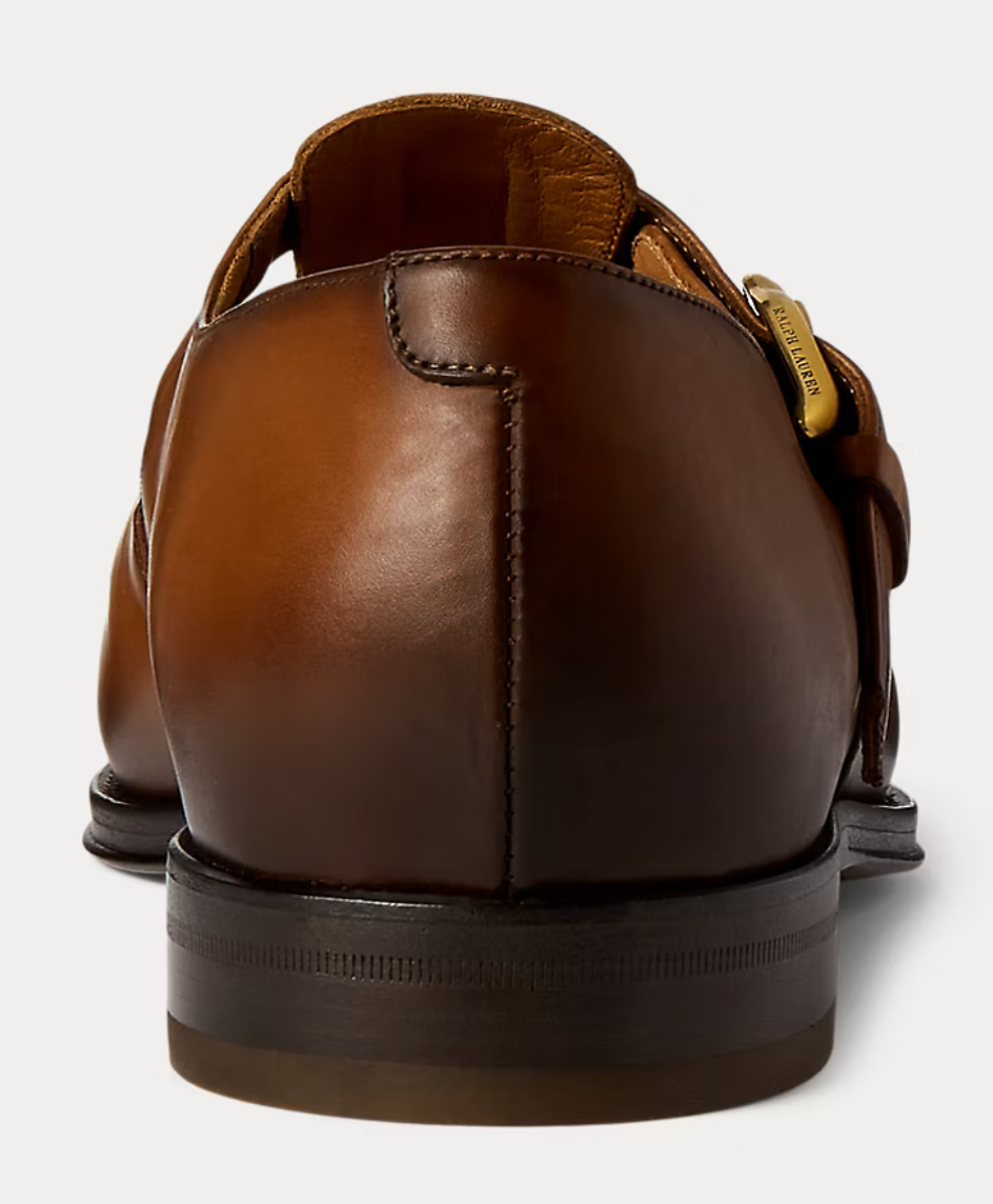 Burnished Calfskin Fisherman Sandal