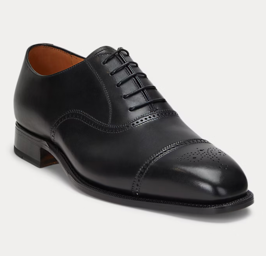 Denver Calfskin Cap-Toe Shoe