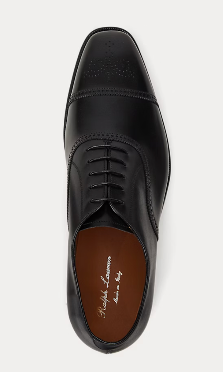 Denver Calfskin Cap-Toe Shoe