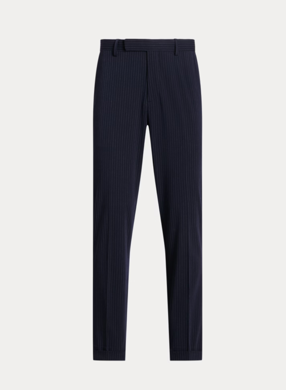 Striped Performance Twill Suit Trouser