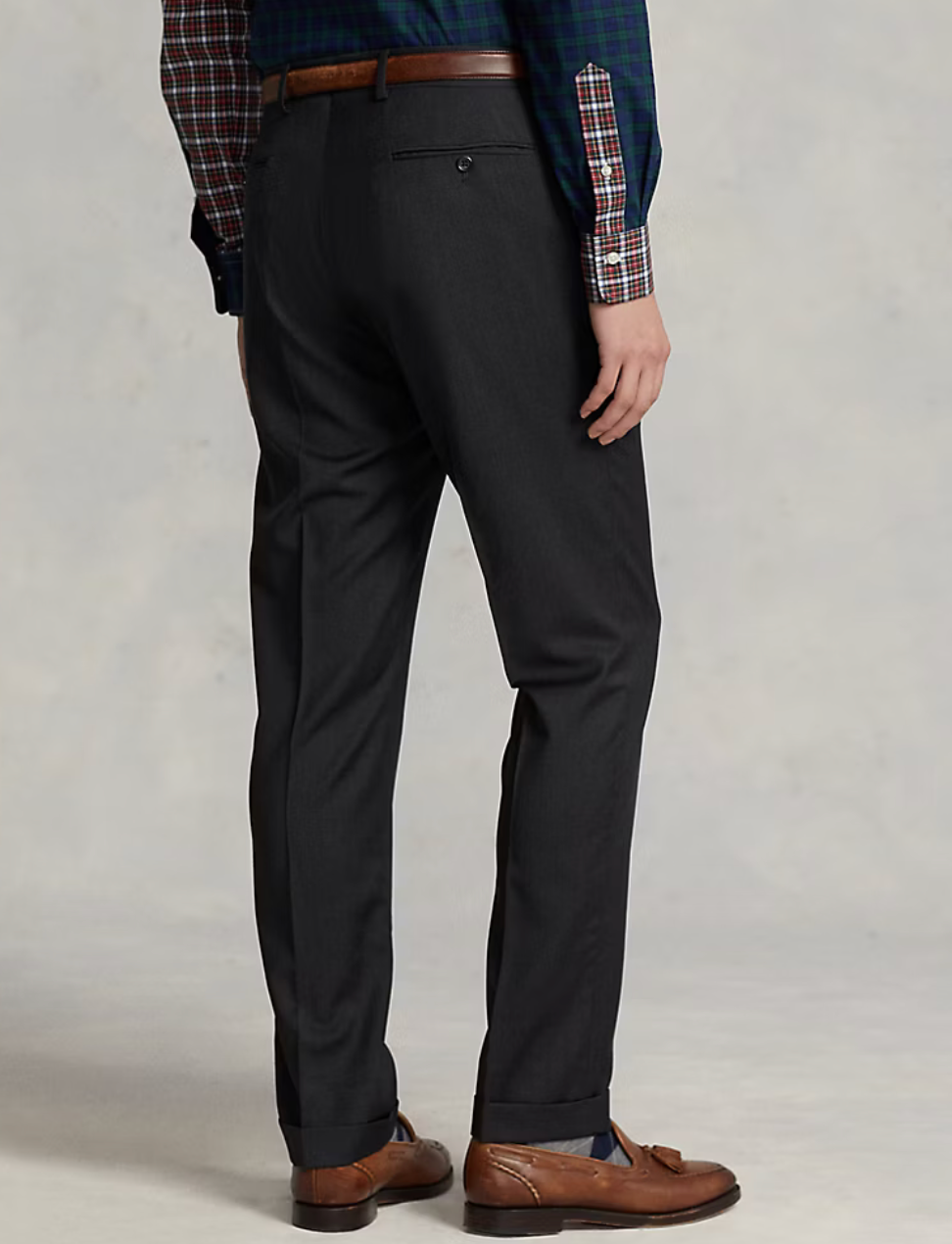 Slim Fit Wool Twill Trouser