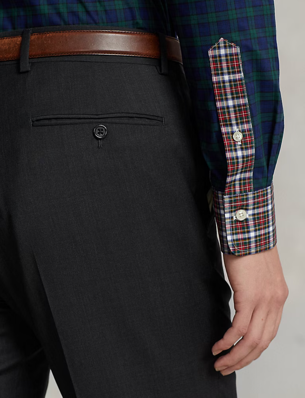 Slim Fit Wool Twill Trouser