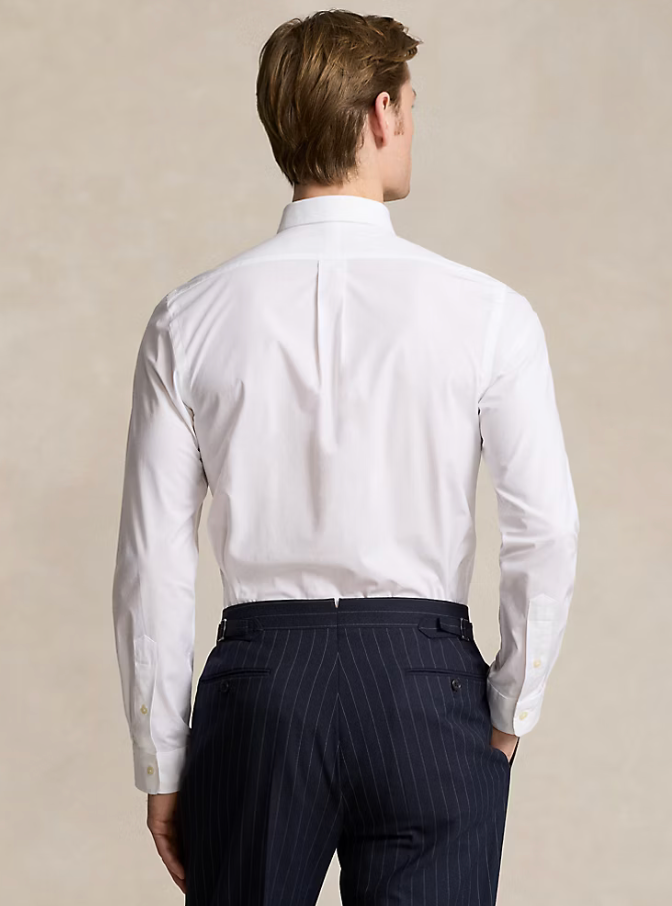 Slim Fit Stretch Poplin Shirt