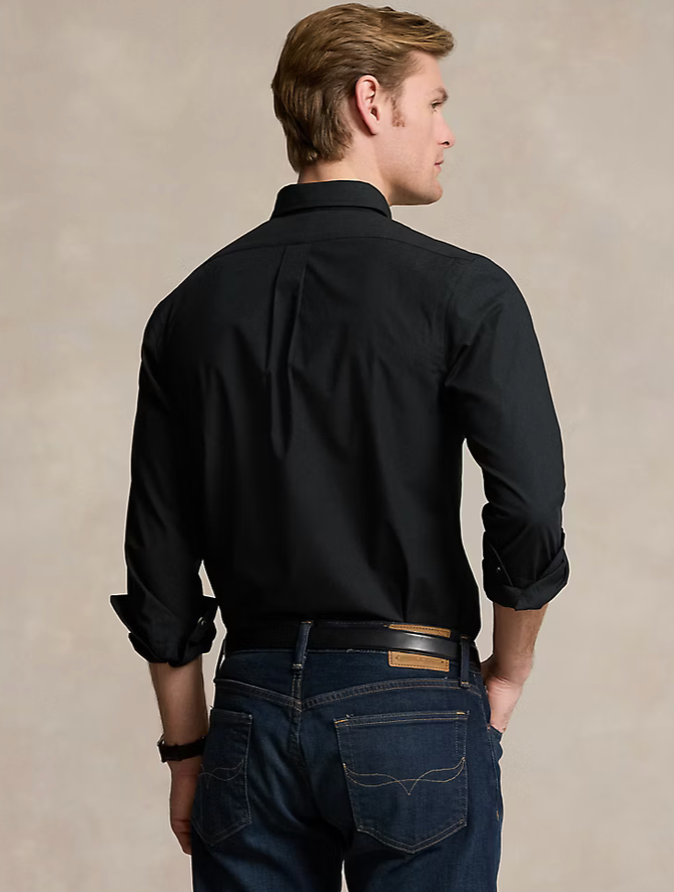 Slim Fit Stretch Poplin Shirt
