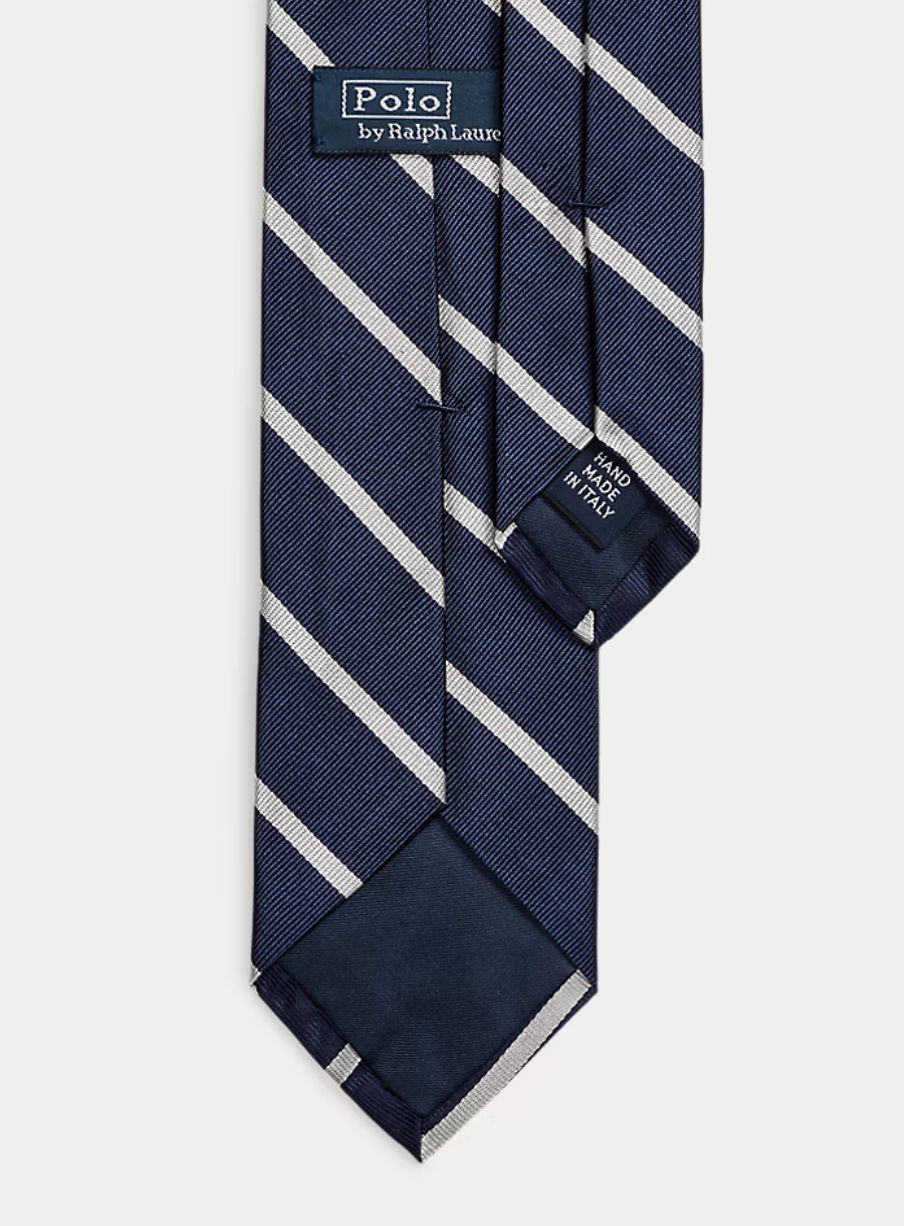 Striped Silk Repp Tie