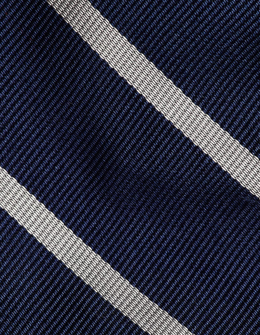 Striped Silk Repp Tie