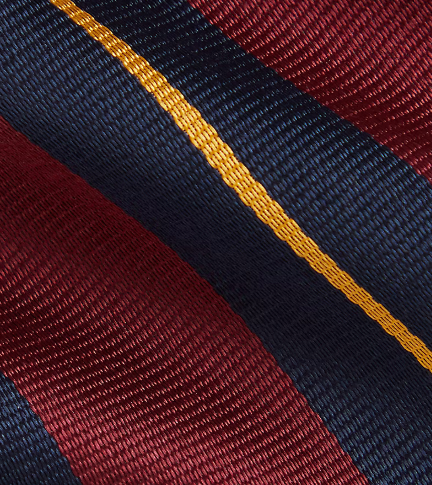 Striped Silk Repp Bow Tie