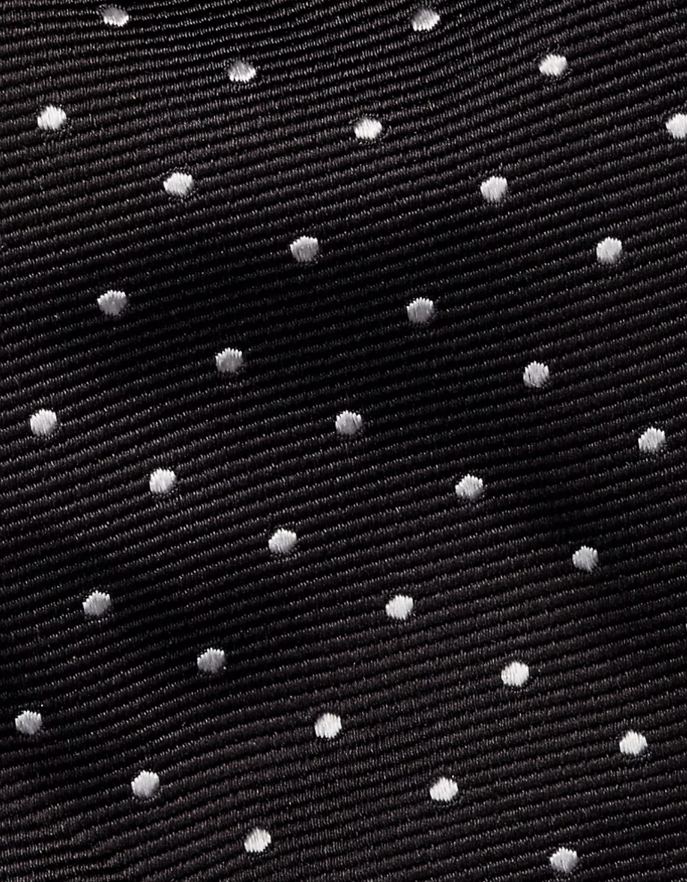 Polka Dot Silk Repp Tie